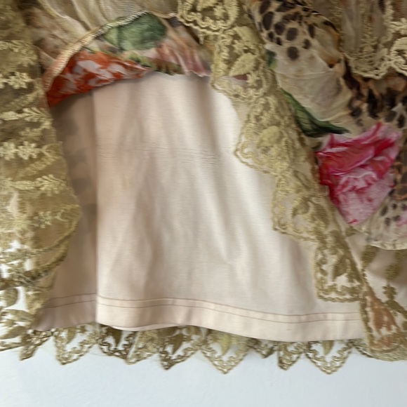 V Cristina Floral Sheer Layered Skirt - Picture 4 of 8